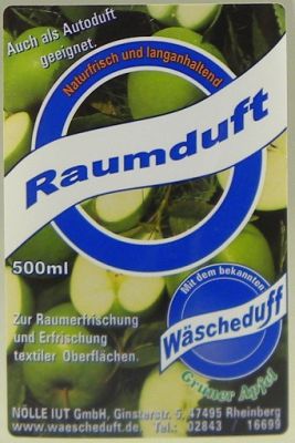 Raumduft Grüner Apfel 500 ml Restposten